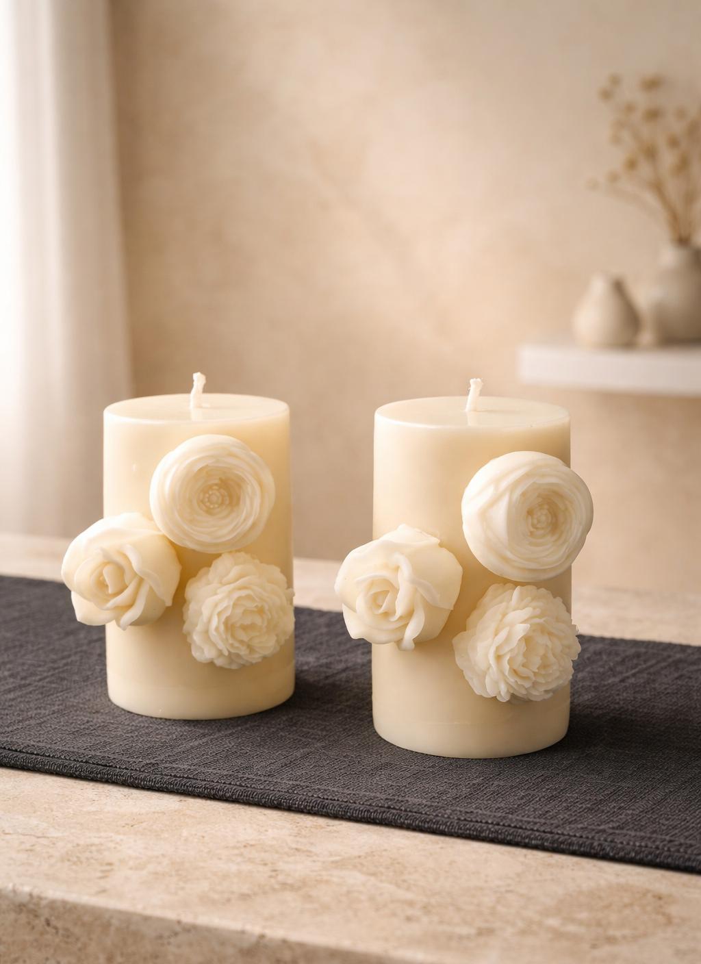 Whispering Roses Candle